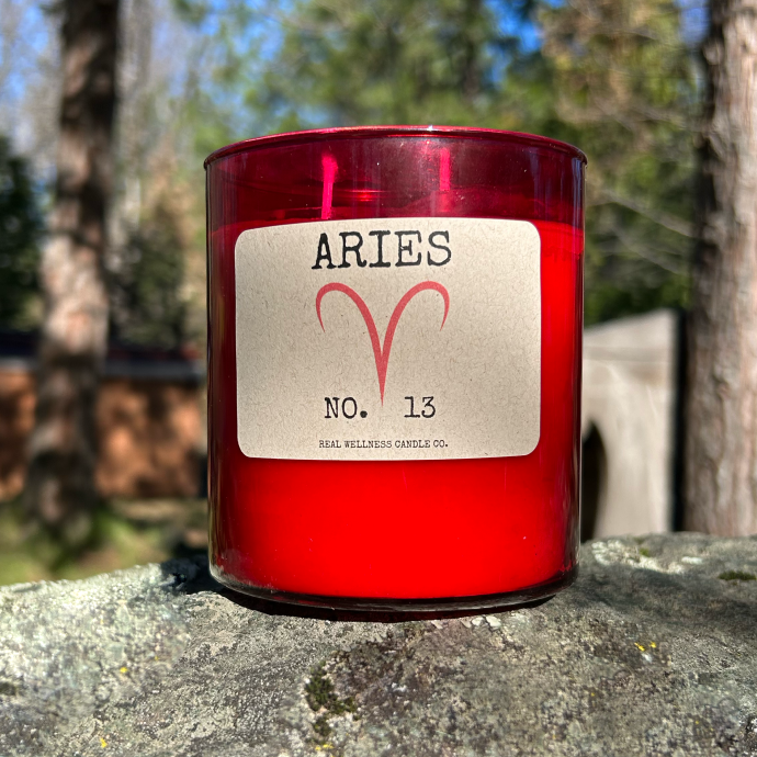 Large Aries No. 13 Candle + The Aries No. 13 Roll-On