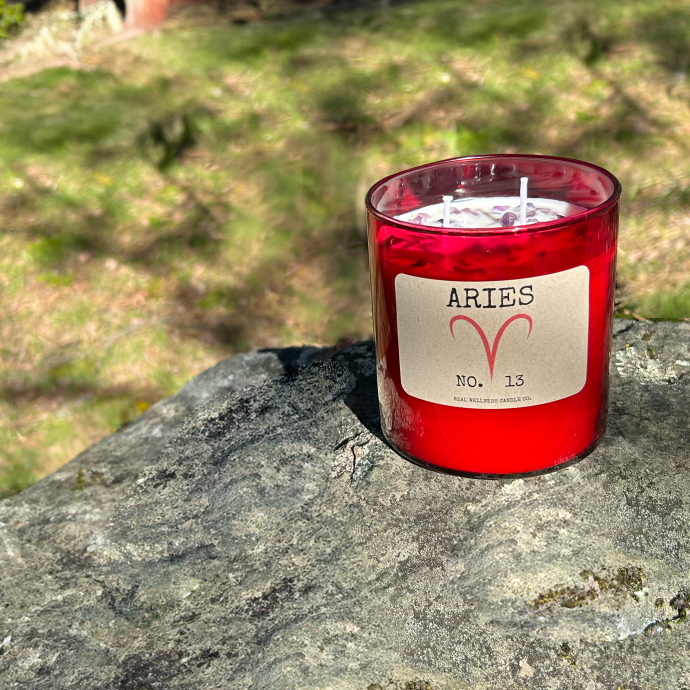 Large Aries No. 13 Candle + The Aries No. 13 Roll-On
